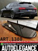 SPOILER TETTO ADATTO PER AUDI A6 C7 AVANT 2011-2018 LOOK RS6 NERO LUCIDO