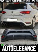 Stoßstange Hinten Look Fr Areo-Wischerblätter Seat Leon 5F 5 Türer 2012-2018 ABS