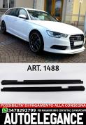 MINIGONNE ADATTE PER AUDI A6 4G C7 2011-2018 LOOK TUNING GREZZE DESIGN SPORTIVO
