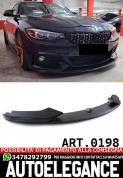 SOTTO PARAURTI ANTERIORE M SPORT NERO LUCIDO ADATTO PER BMW SERIE 4 F32 F33 F36