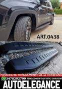 PEDANE LATERALI ADATTE PER JEEP RENEGADE LOOK NERO DESIGN SPORTIVO