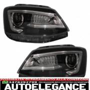 fari led drl adatti per vw jetta mk6 vi (2011-2017) design bi-xeno segnali dinam