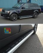PEDANE LATERALI RANGE ROVER SPORT 2005-2013 SOTTO PORTA ANTISCIVOLO