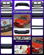 Carrozzeria completa adatta per BMW Serie 1 F20 (2011-2014) M-Technik Design
