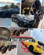 CERCHI IN LEGA ADATTI PER MERCEDES CLASSE A W177 LOOK A45 LOOK NERO LUCIDO