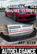 SPLITTER ADAPTÉ À GOLF 7.5 GTI GTD RLINE 2017-2019 NOIR BRILLANT V1