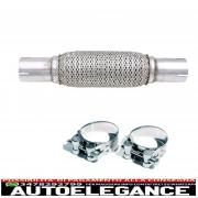 45x200 mm tubo flessibile softflex con tubo di collegamento silenziatore medio o