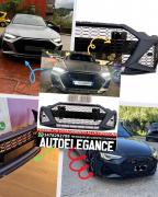 PARAURTI ANTERIORE ADATTO PER AUDI A6 C8 4K 2018+ LOOK RS6 DESIGN SPORTIVO