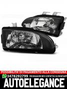 FARI ADATTI COMPATIBILI PER HONDA CIVIC 09.91-08.95 2D/3D NERO