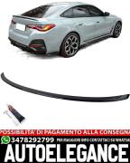 SPOILER POSTERIORE ADATTO PER BMW SERIE 4 F26 GRAN COUPE LOOK NERO LUCIDO