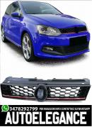 Reejilla Radiador Sport Negro Rojo Pulido Si Adecuado para VW 5 6R 6C 09-17 An