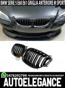 Grille Avant BMW Serie 5 E60 E61 Double Bande Look Sportif M5
