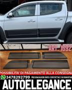 PROTECTION DE PORTE ADAPTÉ À FIAT FULLBACK 2015-2019 SPORTY LOOK NOIR MAT