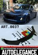 SPLITTER ANTERIORE NERO LUCIDO LOOK RS ADATTO PER HYUNDAI I30 III 2017+