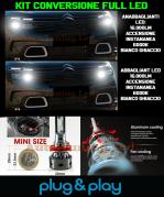 Citroen C5 Aircross Set LED Ampoules Feux + Croisement 16.000