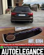 DIFUSOR ADECUADO PARA AUDI A4 B8 2011-2015 LIFT STANDARD LOOK RS4 DISEÑO DEPORTI