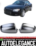 CALOTTE SPECCHIETTI ADATTI PER AUDI A3 8P A4 8E A6 4F FINO A 2008 BLOOK SATINATE
