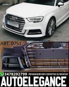 Frontstoßstange Geeignet für Audi A3 8V S3 Facelift (2017 Sportback