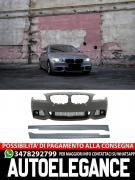 Paraurti anteriore con minigonne laterali adatto per BMW Serie 5 F10 F11 Non LCI