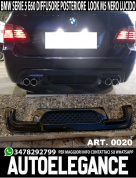 DIFFUSEUR M5 LOOK BMW SÉRIE 5 E60 E61 03-07 BERLINE & STATION EN ABS NOIR BRILLA