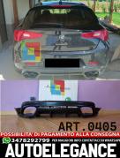 DIFFUSORE POSTERIORE ADATTO PER ALFA ROMEO GIULIETTA NERO LUCIDO