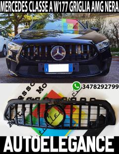 MERCEDES CLASSE A W177 2018+ GRIGLIA ANTERIORE DESIGN AMG NERA