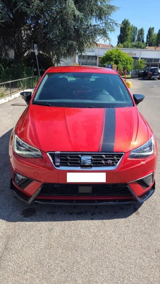 3-TEILIGER SPLITTER GEEIGNET F&Uuml;R SEAT IBIZA 5 6J FR 2017+ GL&Auml;NZENDER SCHWARZ-LOO