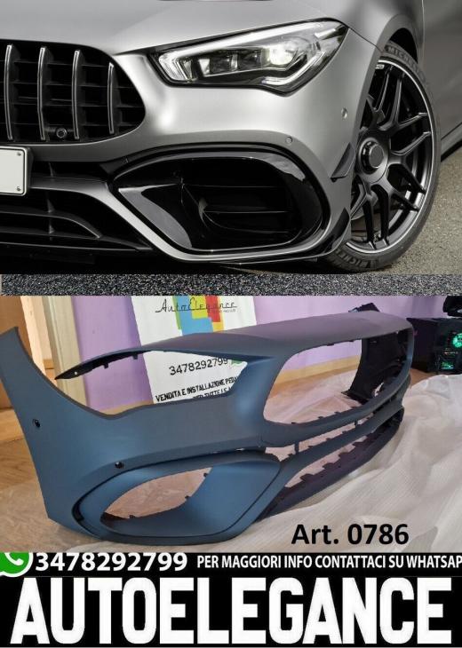Paraurti anteriore adatto per mercedes CLA 45 W118 C118 LOOK AMG
