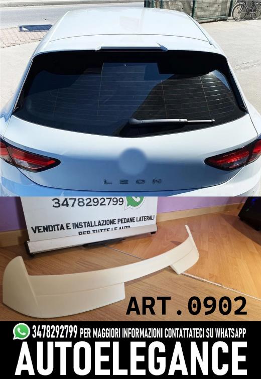 SPOILER TETTO ADATTO PER SEAT LEON 5F 5 PORTE 2012-2020 LOOK CUPRA