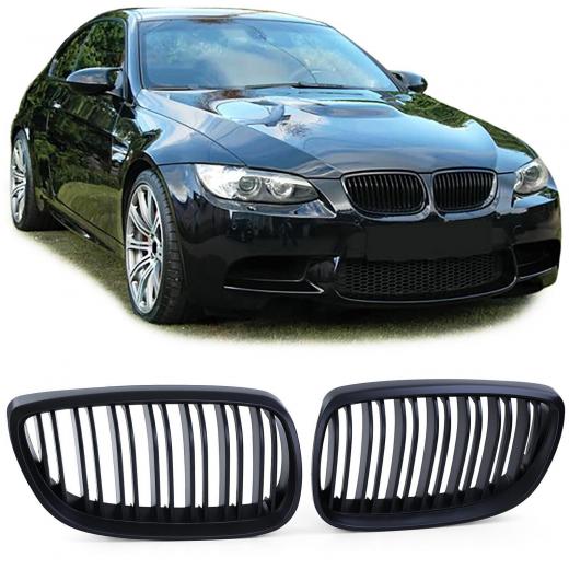 Griglia radiatore sportiva doppia barra performance opaca adatta per BMW serie 3