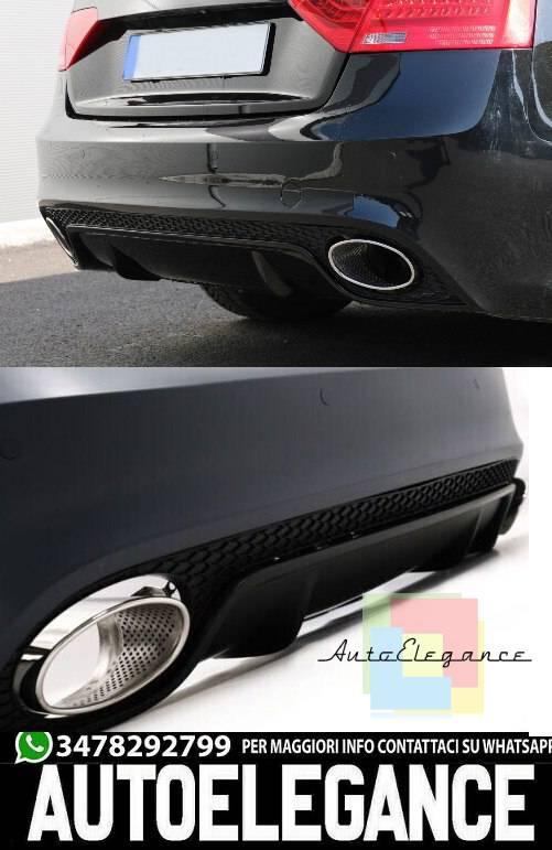 PARAURTI POSTERIORE ADATTO PER AUDI A5 S5 8T COUPE CABRIO (2007-2015) RS5 DESIGN