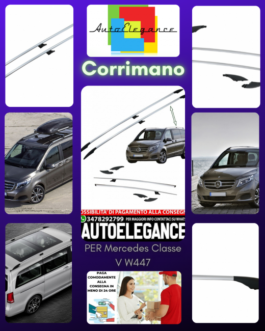 Mancorrenti adatto per Mercedes Classe V W447(dal 2014 in poi) Passo lungo (LWB)