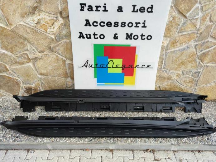 PEDANE LATERALI Sottoporta per Mercedes GLC X253 C253 15-18 Alluminio Nero AMG - Look trendy e massima sicurezza garantita