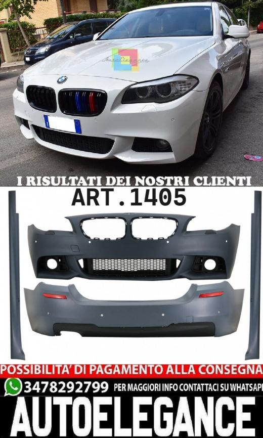 Bodykit per BMW serie 5 F10 11-14 paraurti minigonne laterali tecnologia M desig