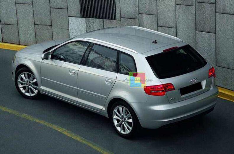 AUDI A3 8P SPORTBACK 2005-2012 BARRE SUL TETTO MANCORRENTI LOOK SLINE S3
