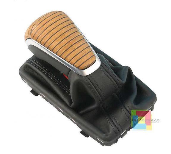 AUDI A6 4G C7 2016-2018 POMELLO CAMBIO AUTOMATICO CUOIO CON FINITURA CROMATA