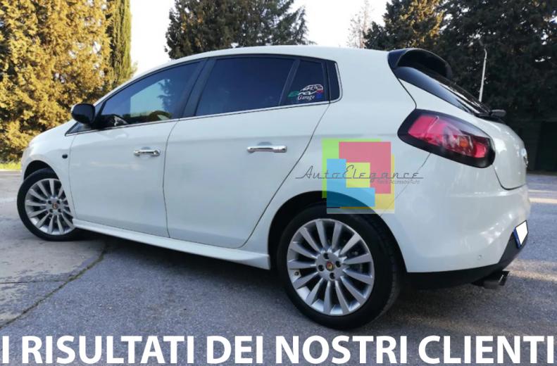 FIAT BRAVO II 2007+ MINIGONNE LATERALI SOTTO PORTA LOOK SPORTIVO ABS