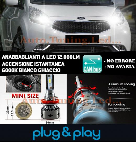 Ampoules Feux LED Kia Venga Instantan&eacute; 6000K 12.000LUMEN - Ampoule