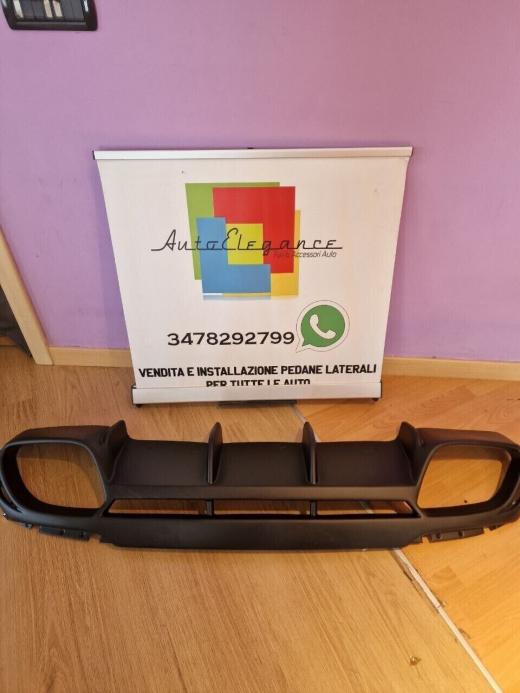 DAM DIFFUSORE PER ALFA ROMEO GIULIA STANDARD DOPPIO SCARICO LOOK QUADRIFOGLIO