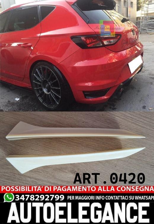 D&Eacute;FLECTEURS ADAPT&Eacute;S AUX SPOILERS LEON 5F 2012-2020 5 PORTES BRUT FR LOOK