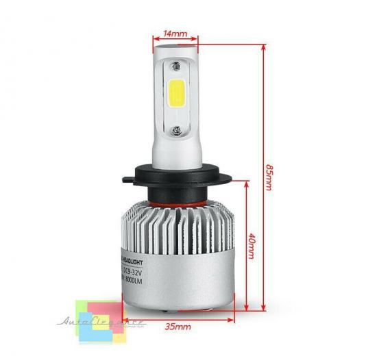 Ampoules Croisement LED Mazda CX-3 Instantan&eacute; 6000K Cree