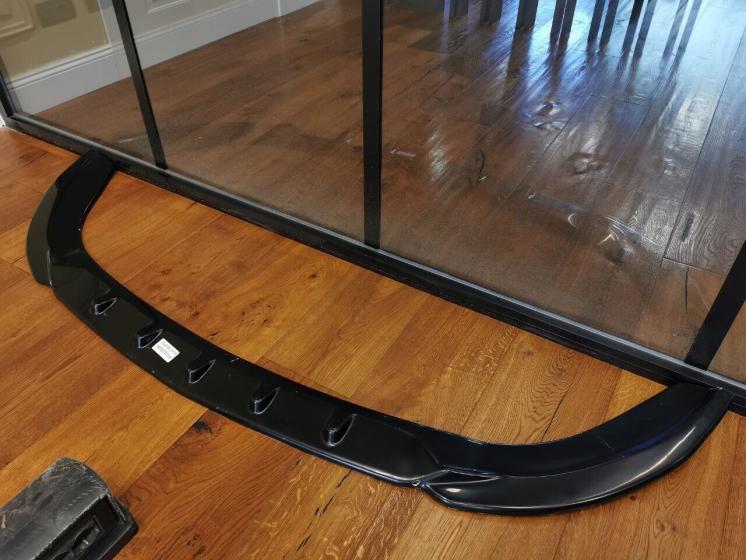 SPLITTER ADATTO PER MERCEDES VITO W447 STANDARD 2014+ LOOK NERO LUCIDO V3