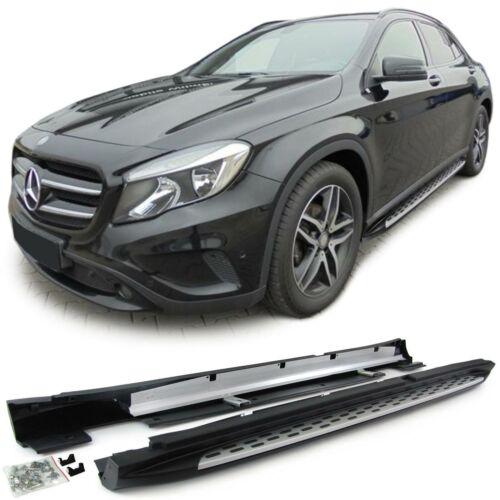 Protezione laterale pedane in alluminio stile OE con ABE per Mercedes GLA X156 dal 13