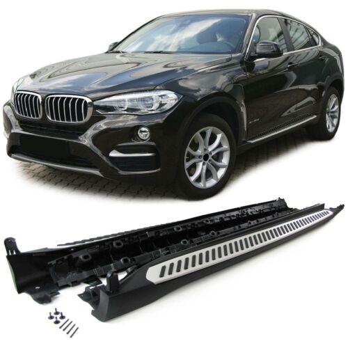 Pedane davanzali in alluminio stile OE con ABE adatte per BMW X6 F16 14-19