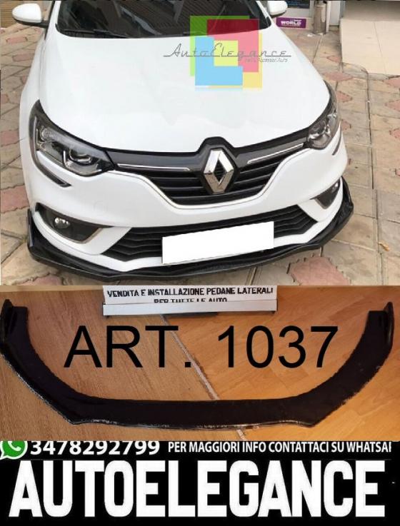 LAMA SOTTO PARAURTI ANTERIORE RENAULT MEGANE 4 MK4 ABS SPORTIVO NERO SPLITTER