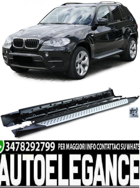 Pedane davanzali in alluminio ottica OE con ABE adatto per BMW X5 E70 06-13