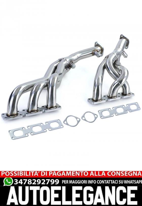 Collettore in acciaio inox adatto per BMW E46 320i 325i 330i 00-07 M54