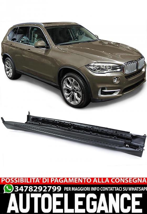 PEDANE IN ALLUMINIO NERE ADATTE PER BMW X5 F15 2013-2018 DESIGN SPORTIVO