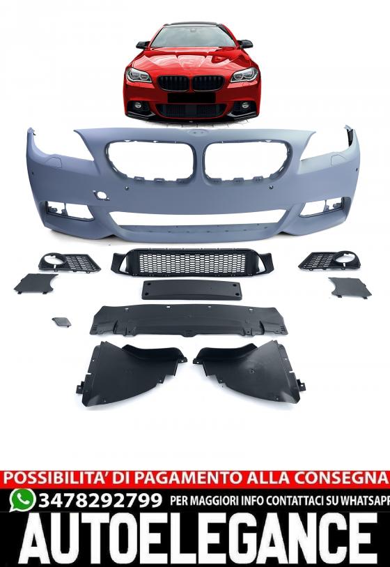 PARAURTI ANTERIORE ADATTO PER BMW SERIE 5 F10 F11 09-13 LOOK SPORTIVO
