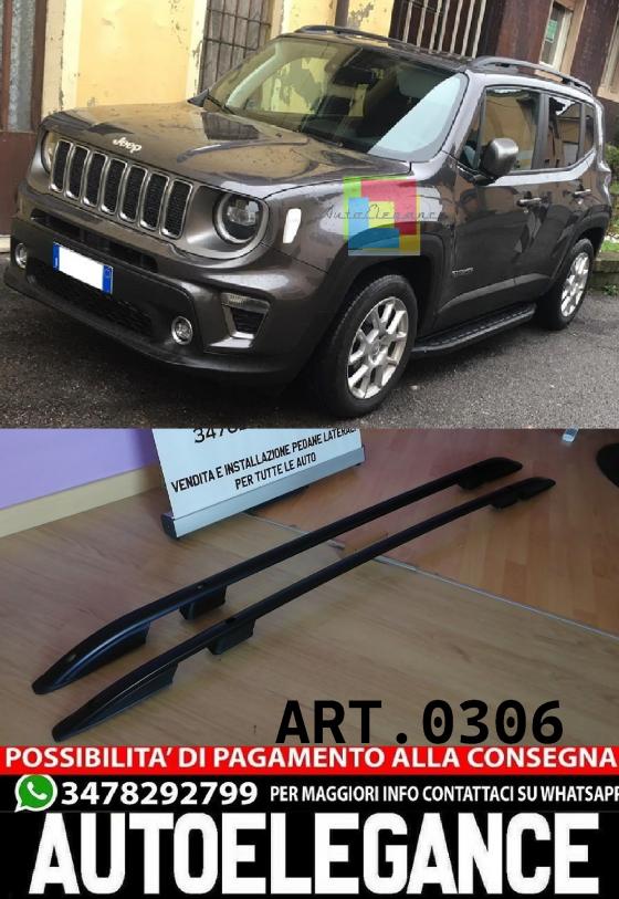 MANCORRENTI PORTAPACCHI NERI ADATTI PER JEEP RENEGADE